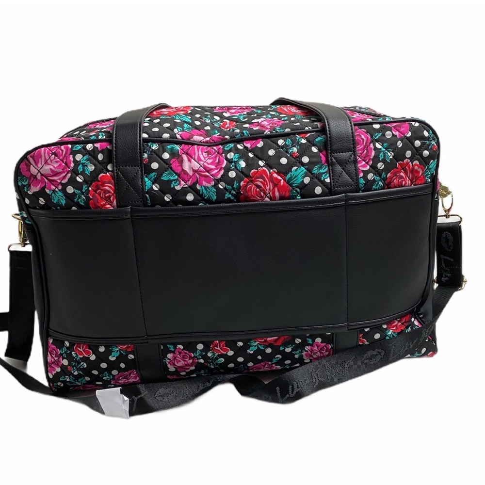 Betsey Johnson luv Betsey Rose print weekender bag - Picture 10 of 10